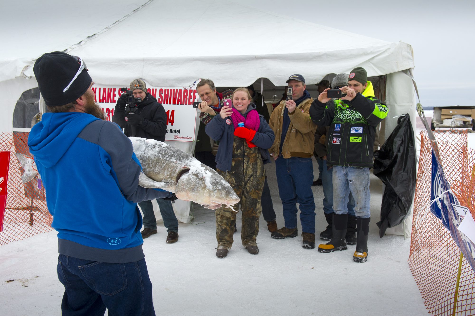 Like a sturgeon: Fishing on Black Lake
