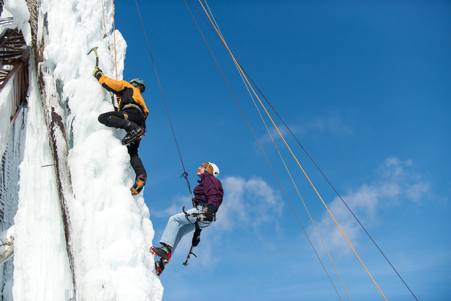 Peabody Ice Climbing