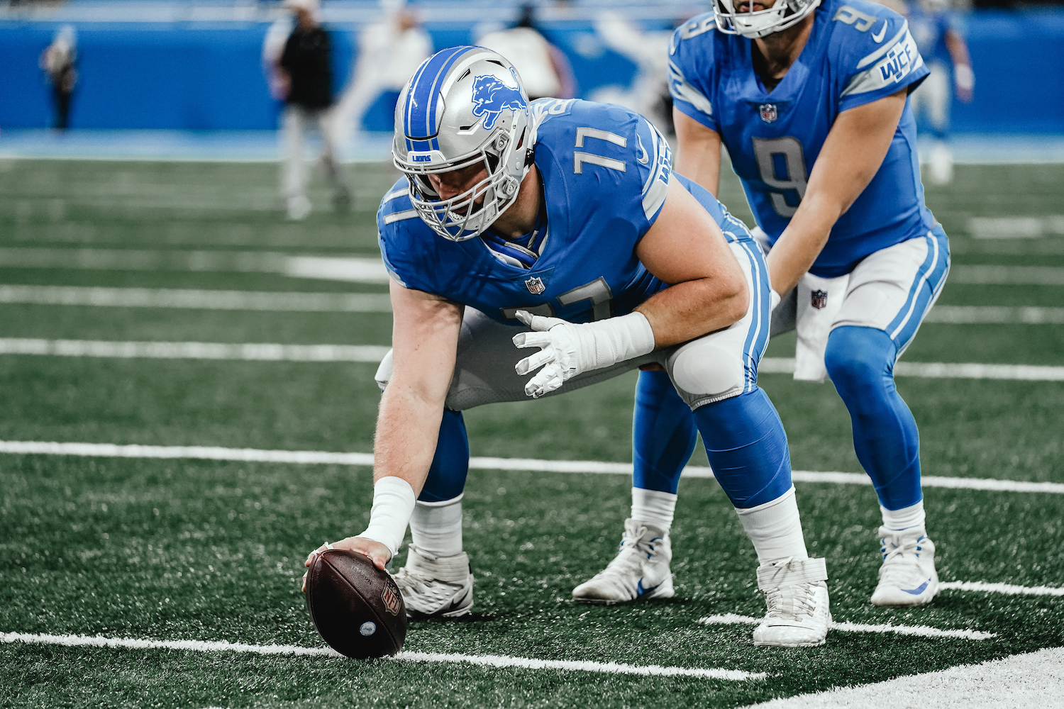 What do Lions eat for dinner? Fresh-caught Michigan fish!