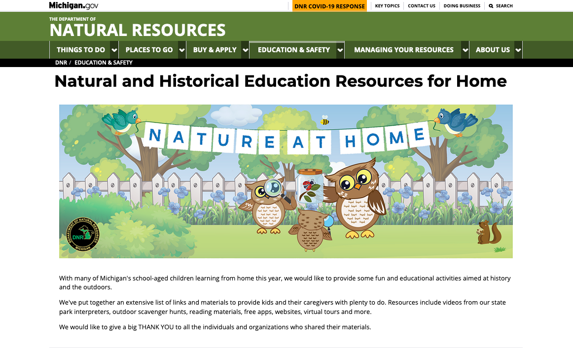 How kids can learn about the great outdoors without leaving the house